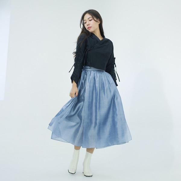 [skirt] 델피늄 허리치마 K랩스커트