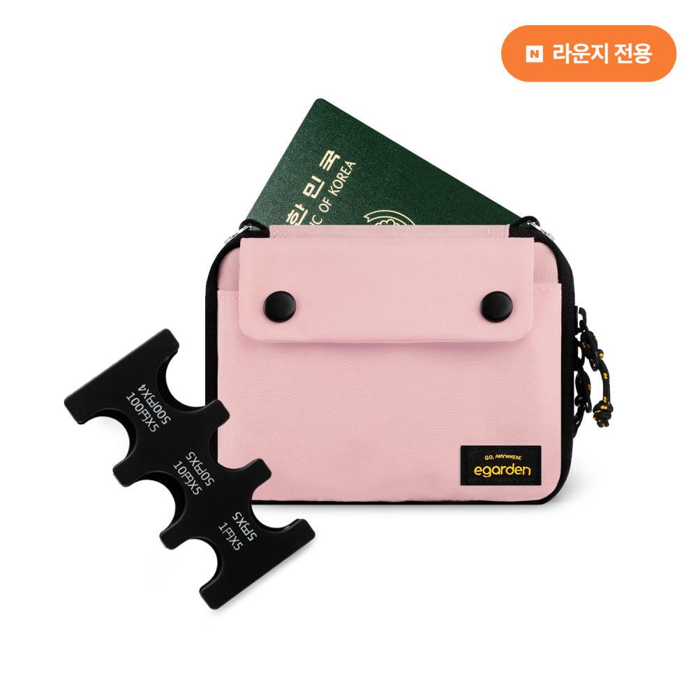 [라운지전용] 일본여행 지갑 본보야지 월렛 패스포트 여행 나일론 카드 일본 엔화 여행용 동전지갑 