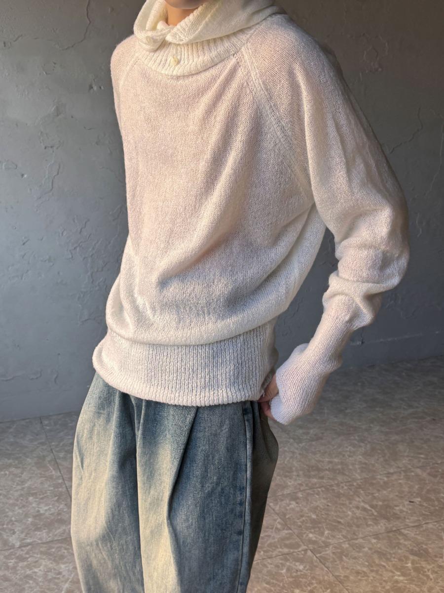 부클 바라클 후드니트 3color