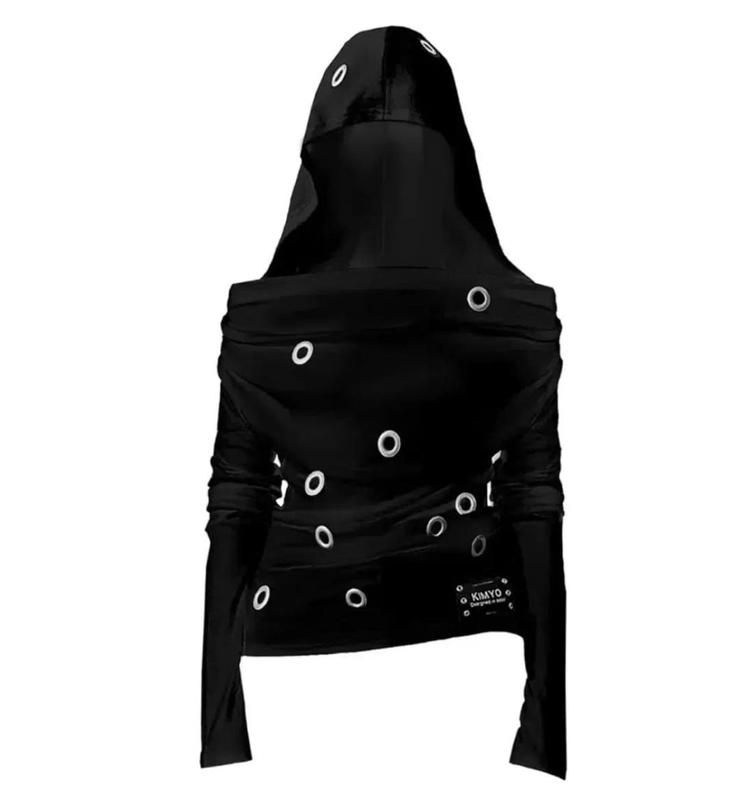 KIMYO 키묘 EYELET HOODED TOP 아일렛 후드 탑  | 후루츠패밀리