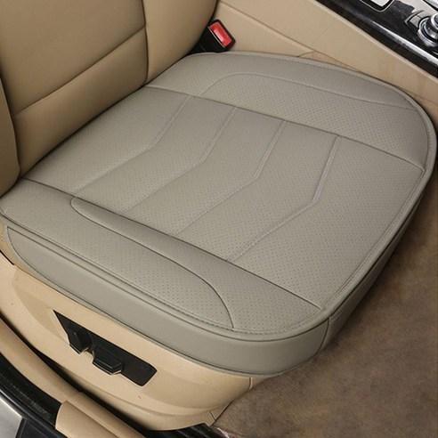 하이맥스 앞좌석 가죽 통풍 쿨링시트 자동차시트커버, 그레이, 1개