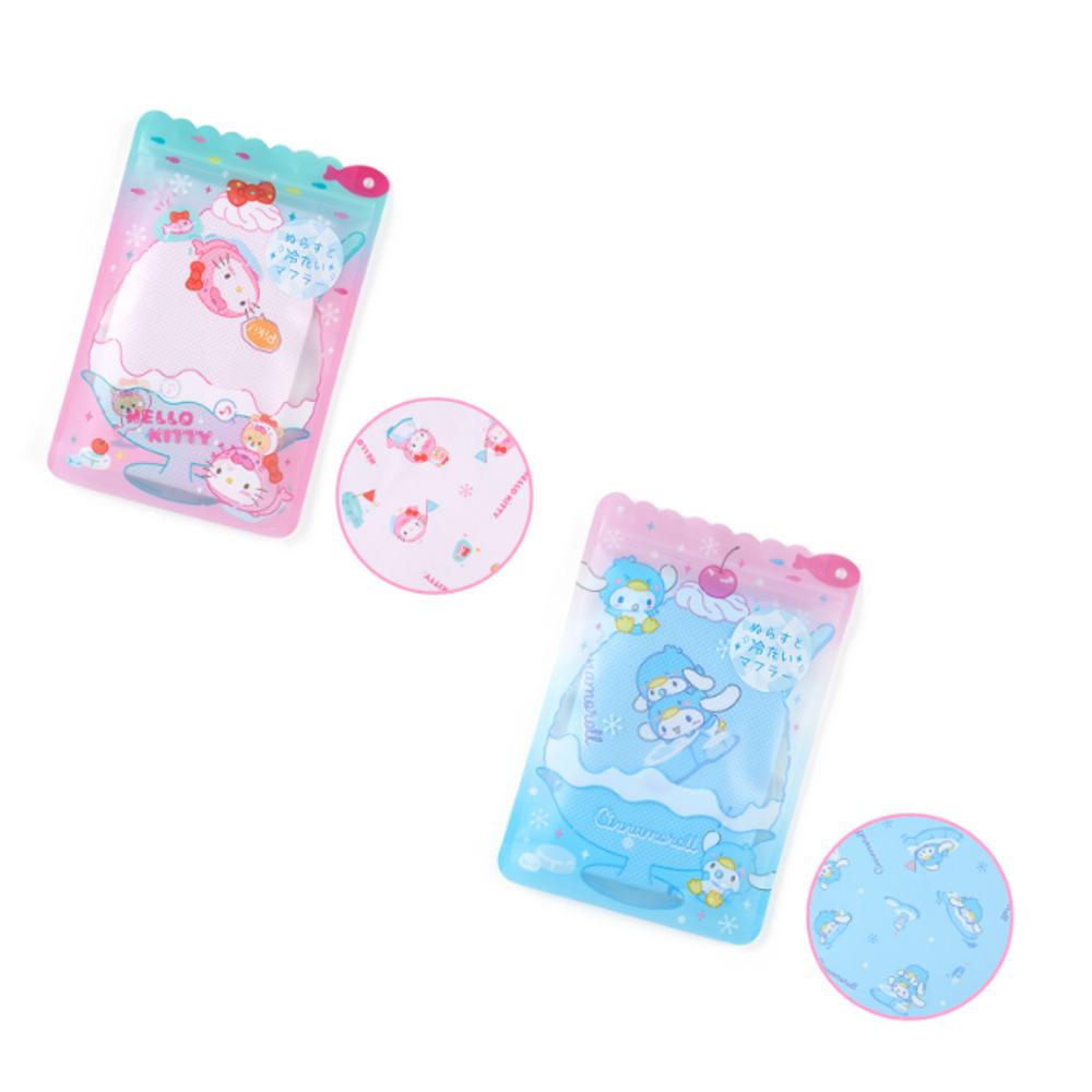 산리오 쿨머플러 적시면 차가워지는 쿨스카프 헬로키티 시나모롤