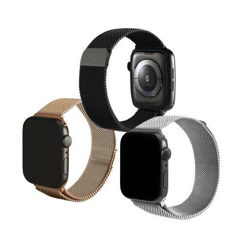 밀레니즈 메쉬 루프 애플워치 8/SE2/7/6/5/4/3/SE/울트라  호환 메탈 스트랩 밴드