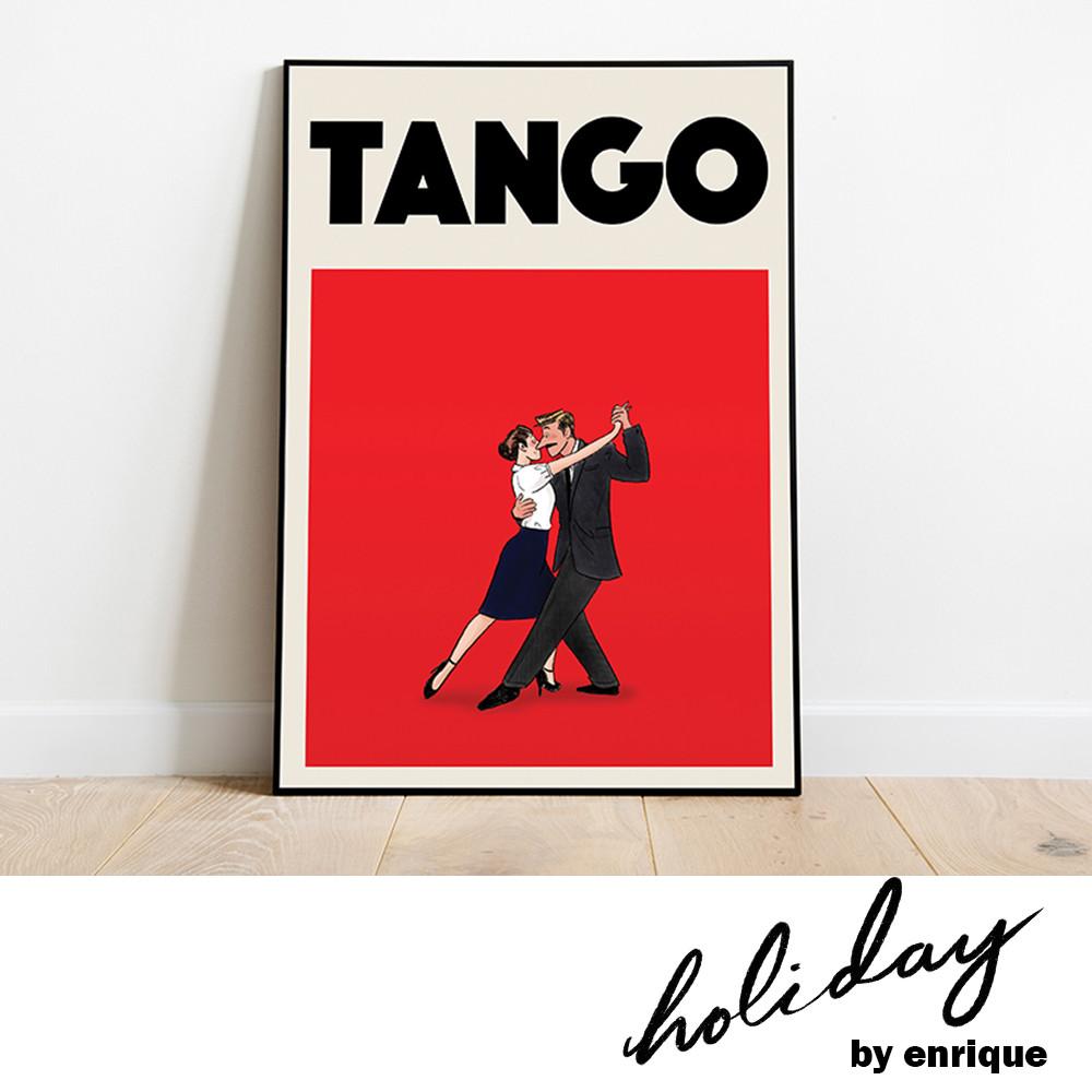 일러스트 작가그림 탱고 인테리어 포스터 5070사이즈