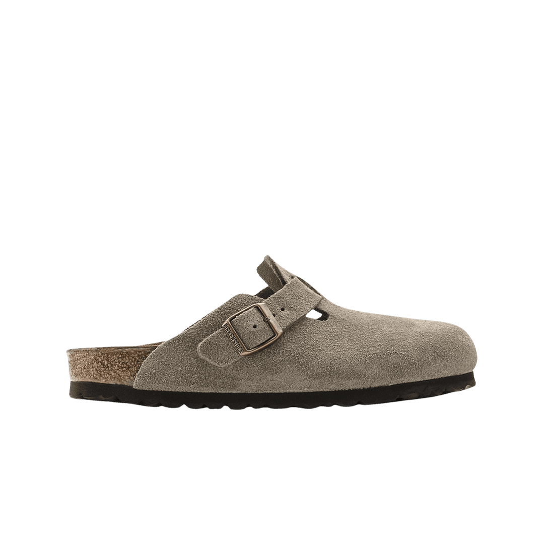 Birkenstock Boston Suede Leather Taupe - Narrow