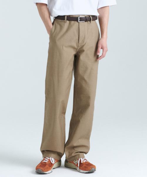 백 사틴 오피서 팬츠 [샌드 베이지]