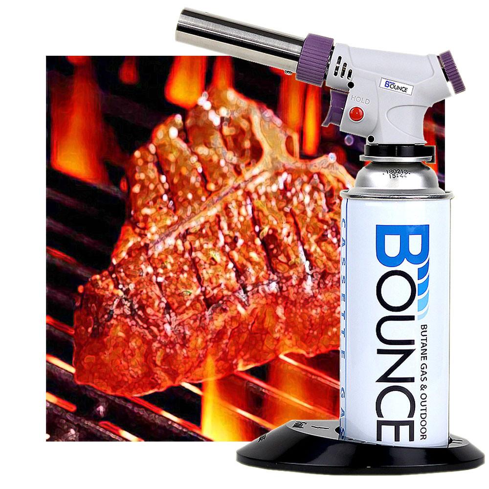 바운스 LT-1804 쉐프스타 요리용 조리용 가스토치 스테이크  수비드 시어잘 캠핑 바베큐 액화현상 히팅파이프 원터치 결합