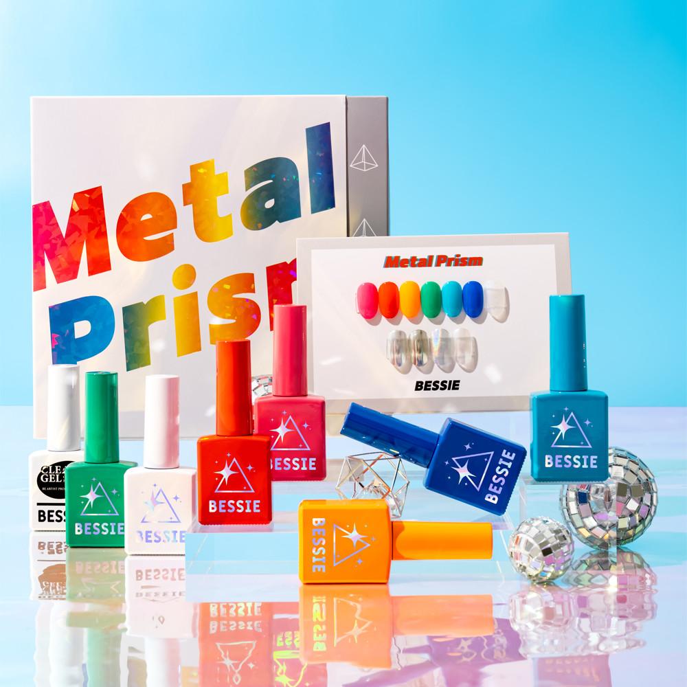 베씨 컬러젤 여름 트렌드 Metal Prism 8종 SET + 샤이닝 파우더
