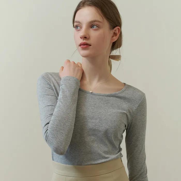 Base cotton t-shirt (gray)