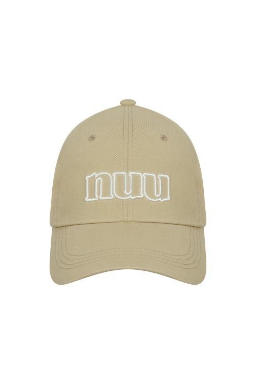 NUU LOGO BALL CAP (BEIGE)