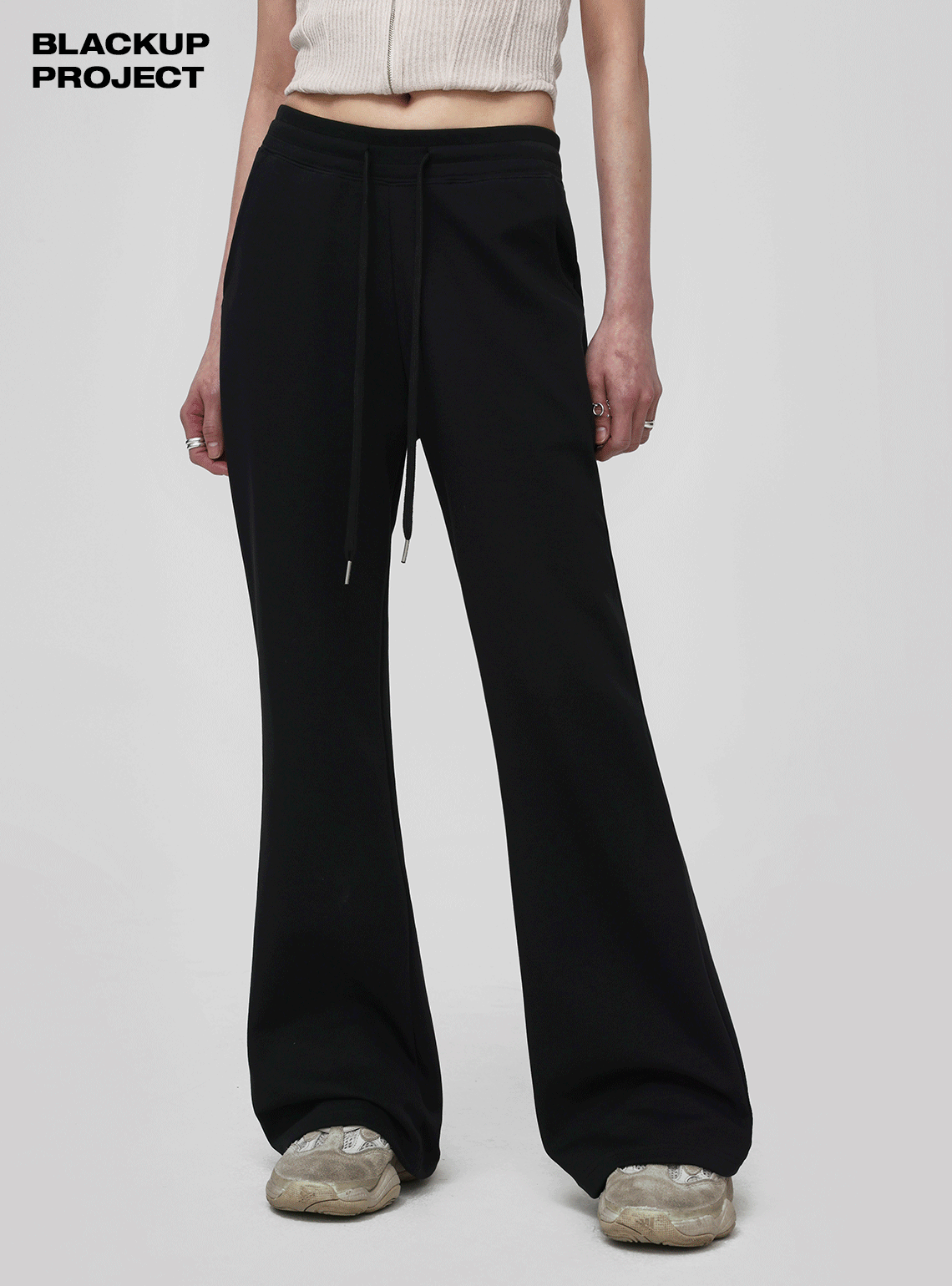 블랙업 [1만장판매] [MADE] 비엔트 썸머 부츠컷 밴딩팬츠