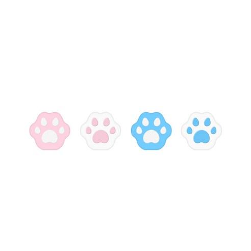 호후 닌텐도 스위치 스위치 라이트 조이콘 왕발캡 파스텔핑크 + 블루 세트 - 주변기기 | 쿠팡