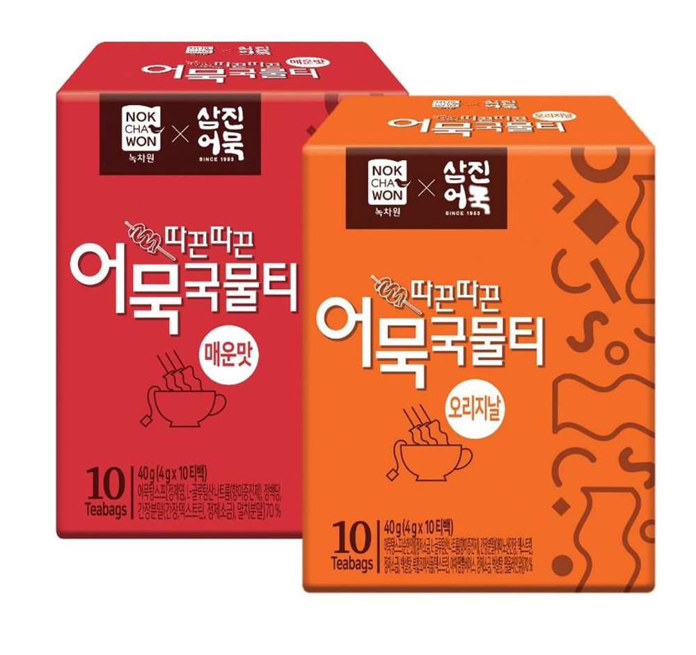 [녹차원] 따끈따끈 어묵국물티(오리지널맛,매운맛)