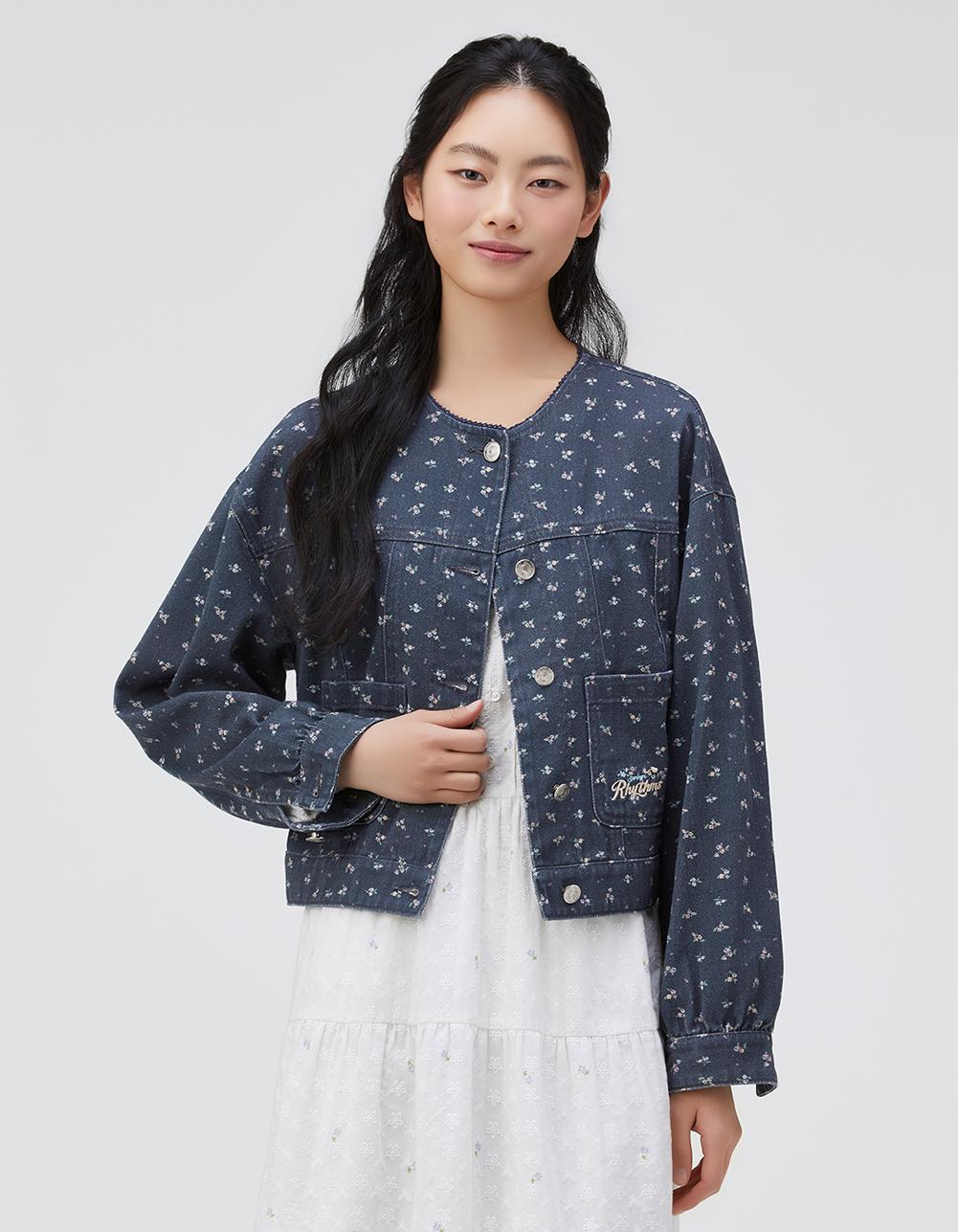 [Thursday Island]_T262MJK131W_라운드넥 패턴 자켓