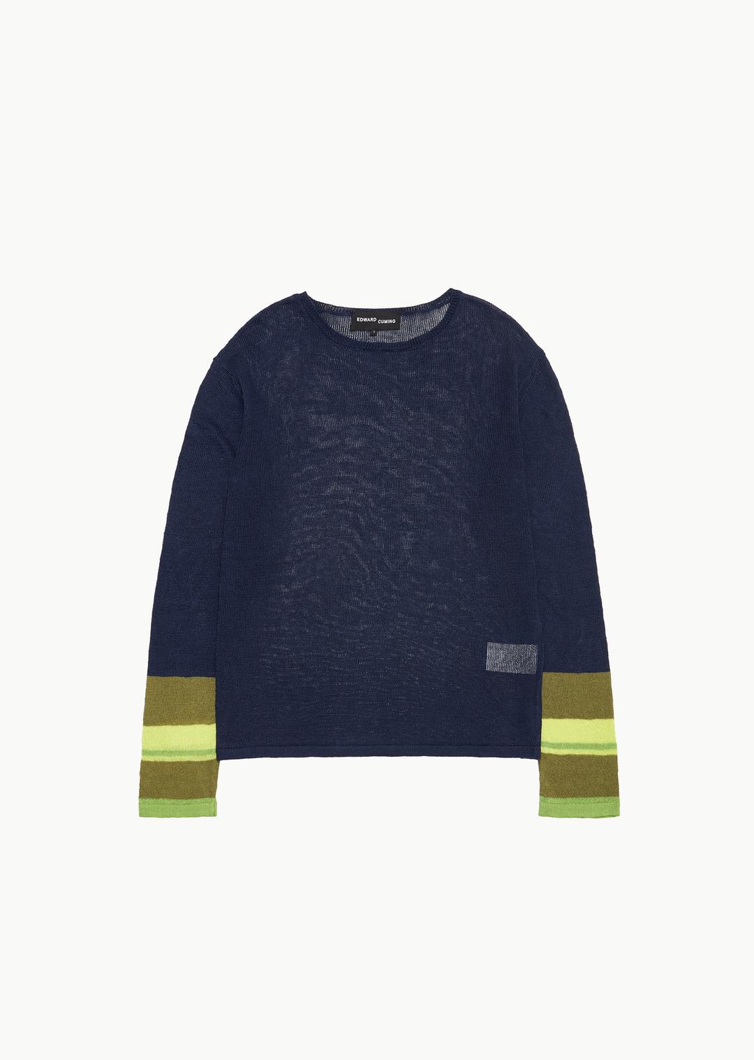 limp wrist sweater, navy