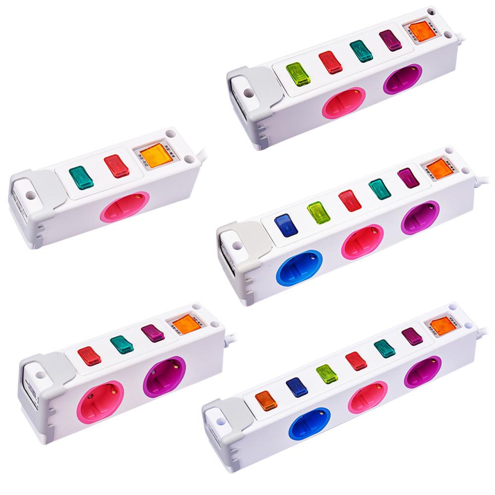 옆으로 2구3구4구5구6구 개별 멀티탭 USB 충전 포트 콘센트 예쁜 인테리어 멀티텝 캡