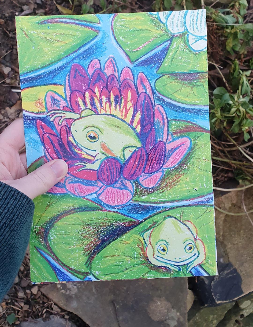 Lily pad Days - A5 Print