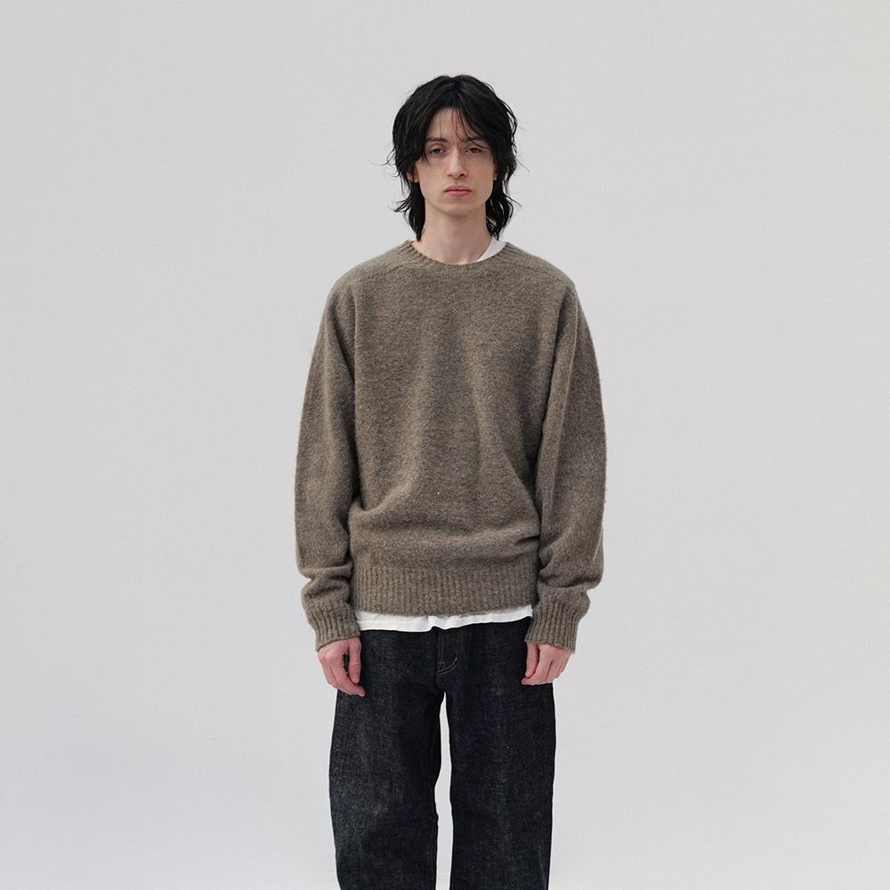 [너버스] SHGGY DOG KNIT BROWN