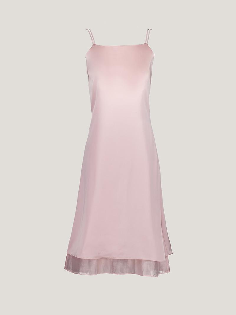 [반티아240] 시그니쳐 새틴 뷔스티에 원피스