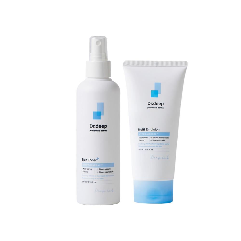 닥터딥 싱글세트 (스킨토너 플러스 200ml+멀티에멀젼 150ml)
