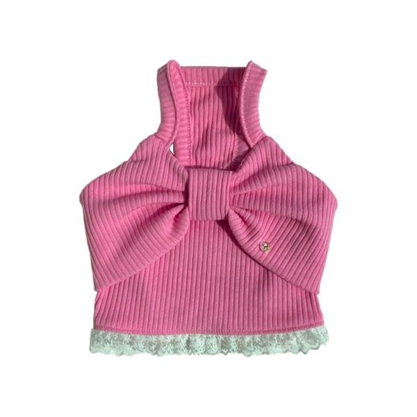 Twinkle bow top (pink)