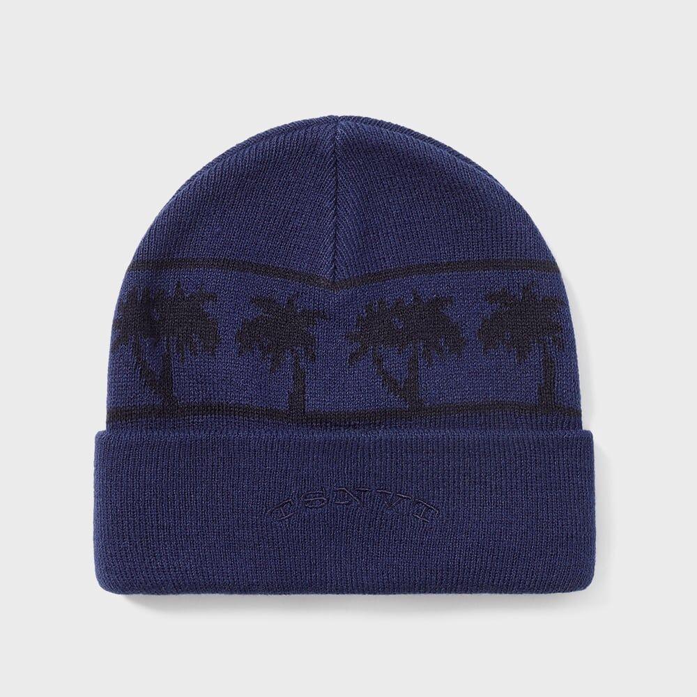 Palm Tree Beanie Navy