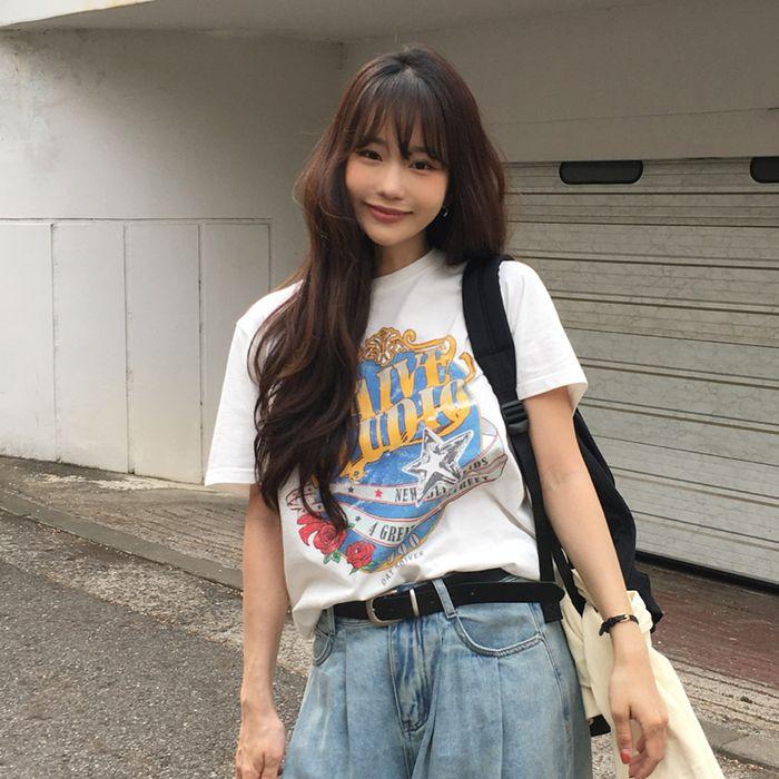 Crown Raive Graphic T-shirt VW5ME601_3color