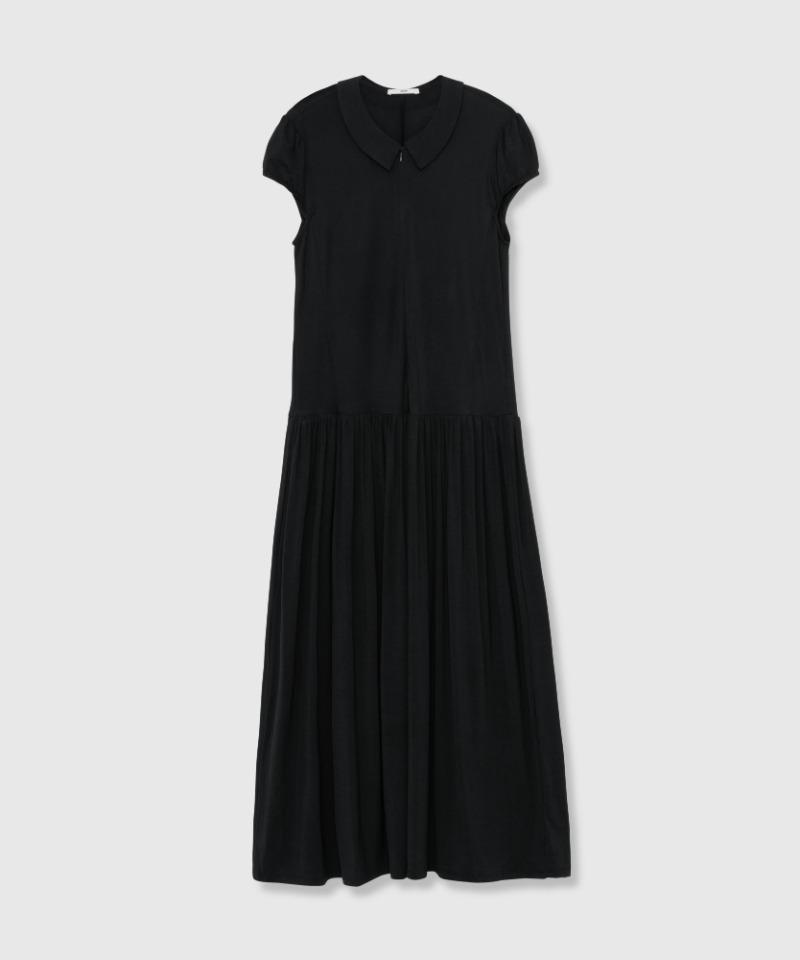 Soft line dress (Black)