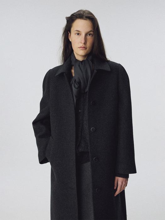 Atelier wool coat (Deep charcoal)