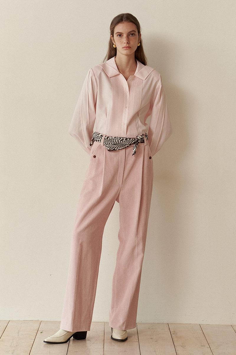 Pigcorduroy pants Baby pink