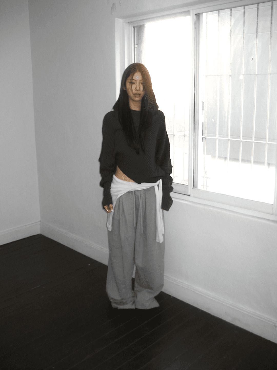 relaxed training pants (2 color)