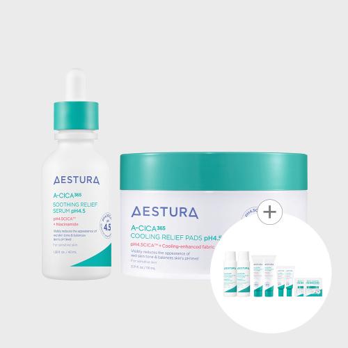 에이시카 365 흔적진정세럼 pH4.5  40ml  + 에이시카 365 쿨링팩패드 pH4.5  110ml