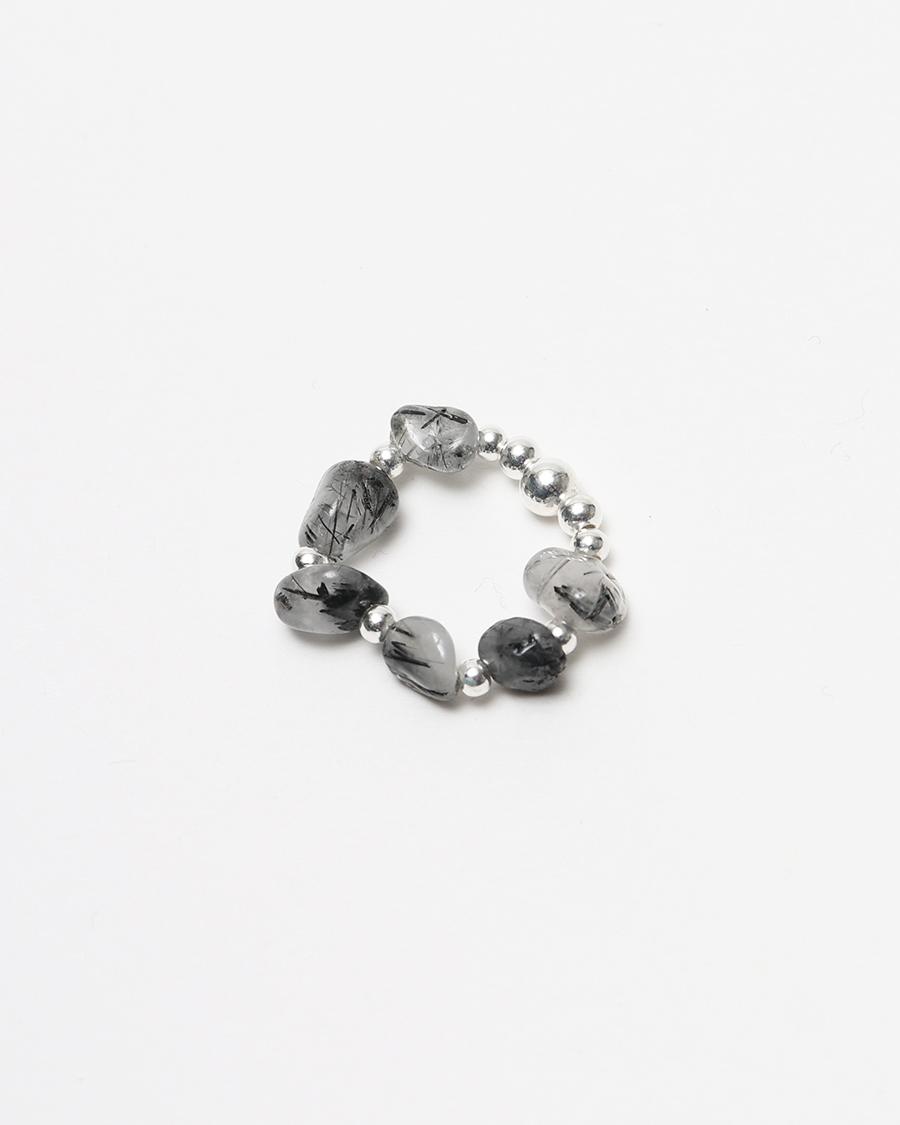 tourmalianated quartz ring