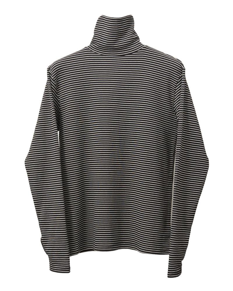 Stripe Warmer Turtleneck  [ 2 Color ]