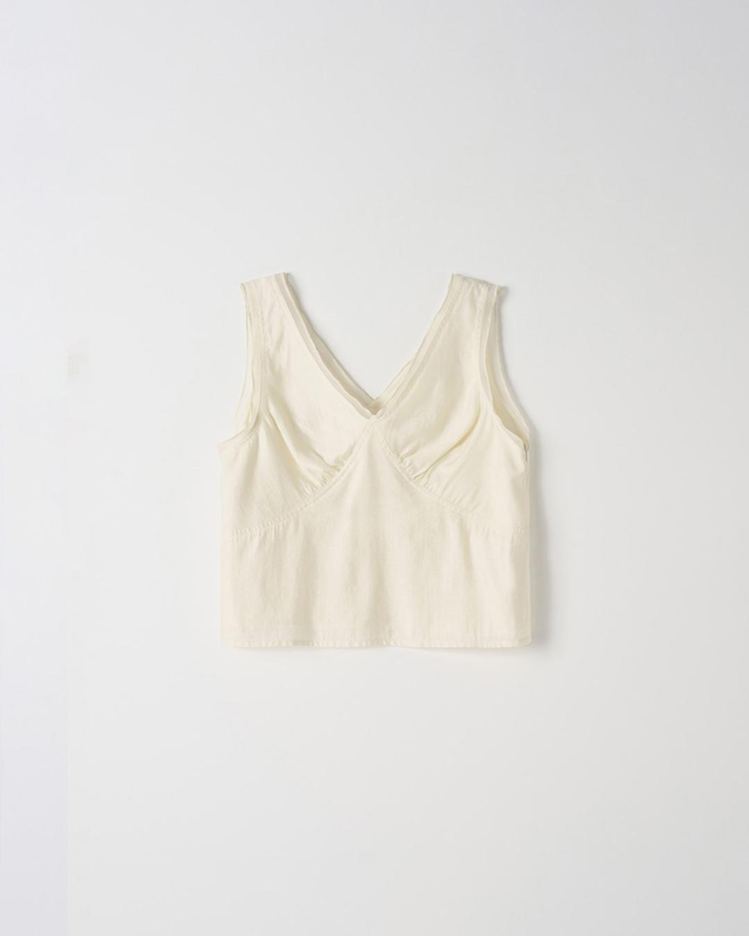 [이시안 PICK_5th] Lace Sleeveless [CREAM]