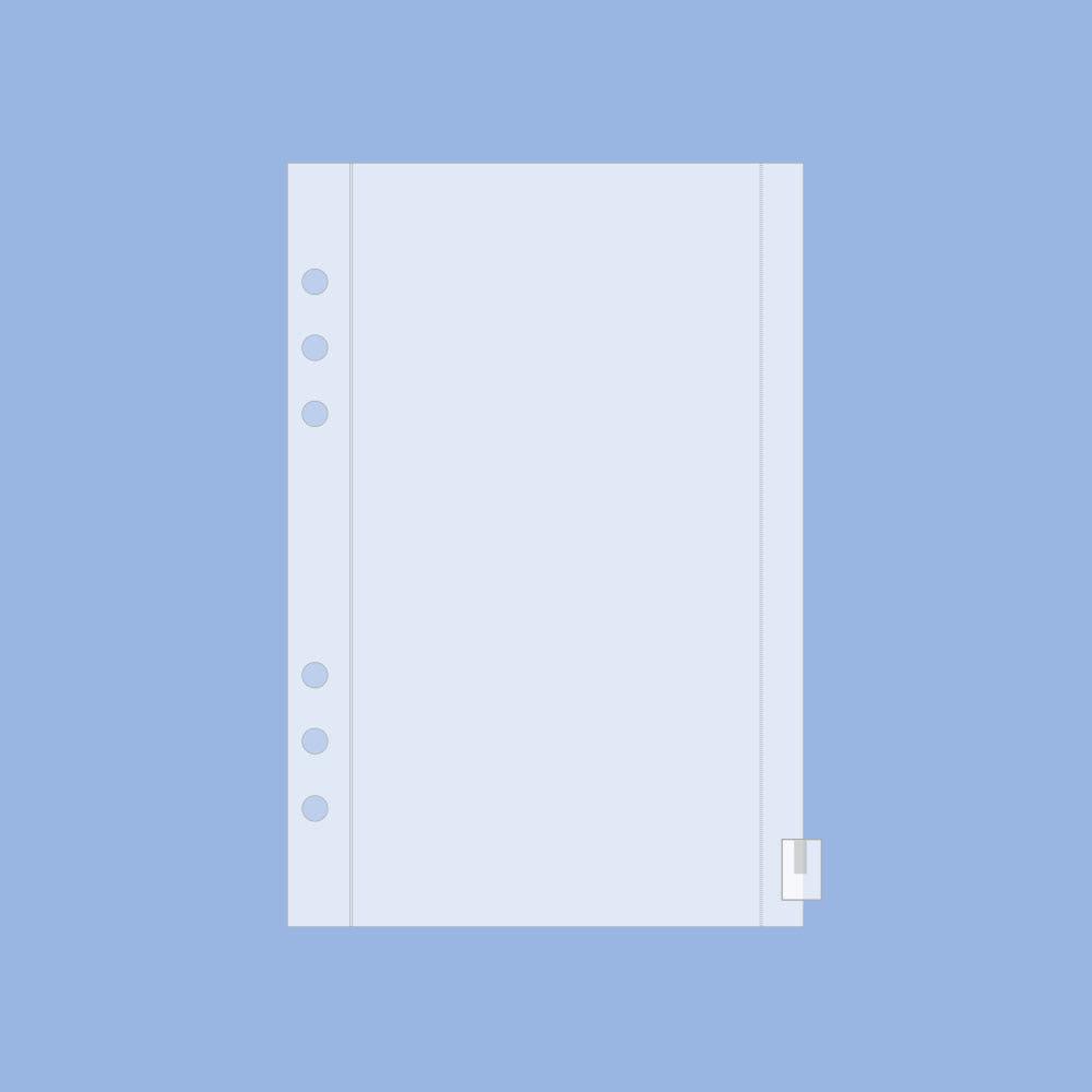 6공 다이어리 속지 A6 포켓  파우치 포카바인더