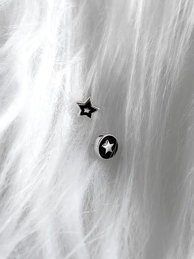 (silver925/ 2type) rock star piercing 별 피어싱