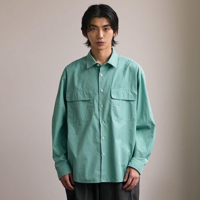 Volume Garment Shirt (Jade-Green)
