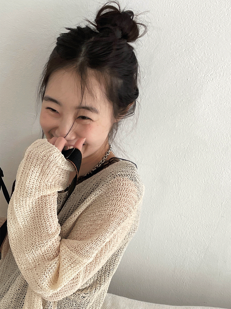 daily V net knit