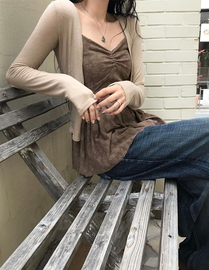 앙고라 틴 가디건