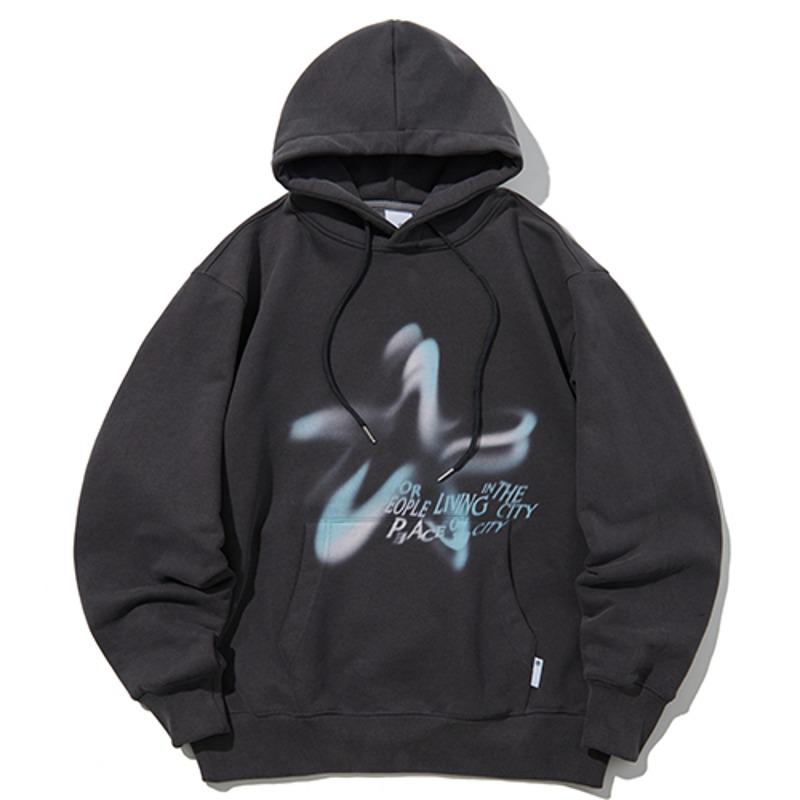 City Star Pigment t Hood_Charcoal_LT522 [ 9월20일 예약배송 ]