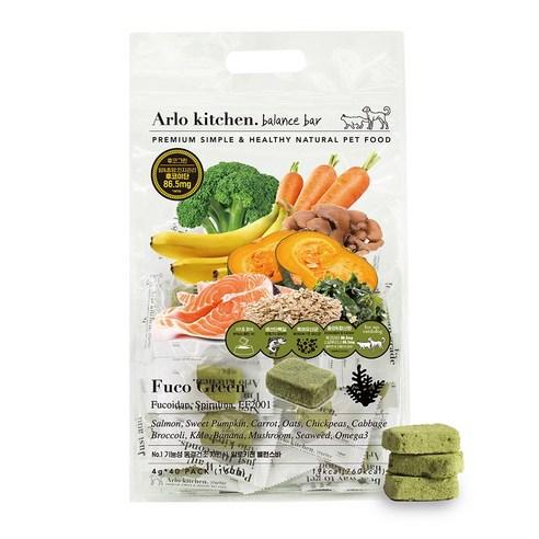 강아지 지방종 치매 유선 악성 종양 후코이단 자연식 동결건조 사료 후코그린 40개입