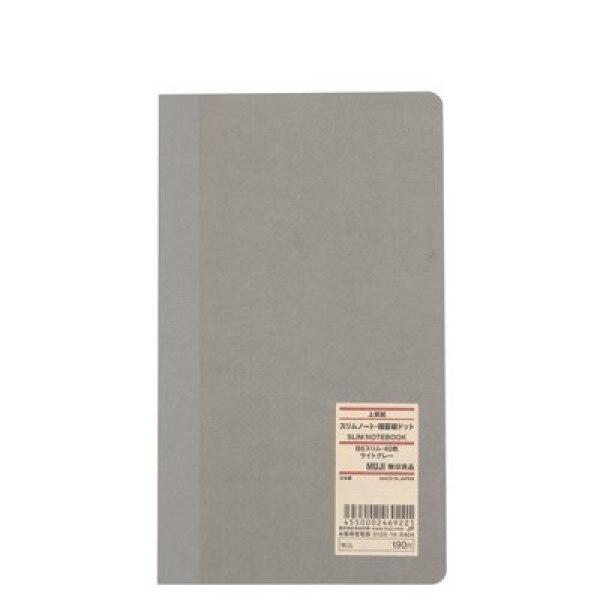 슬림 노트ㆍ가로줄, 세로 도트 · B6슬림ㆍ40매ㆍ라이트그레이