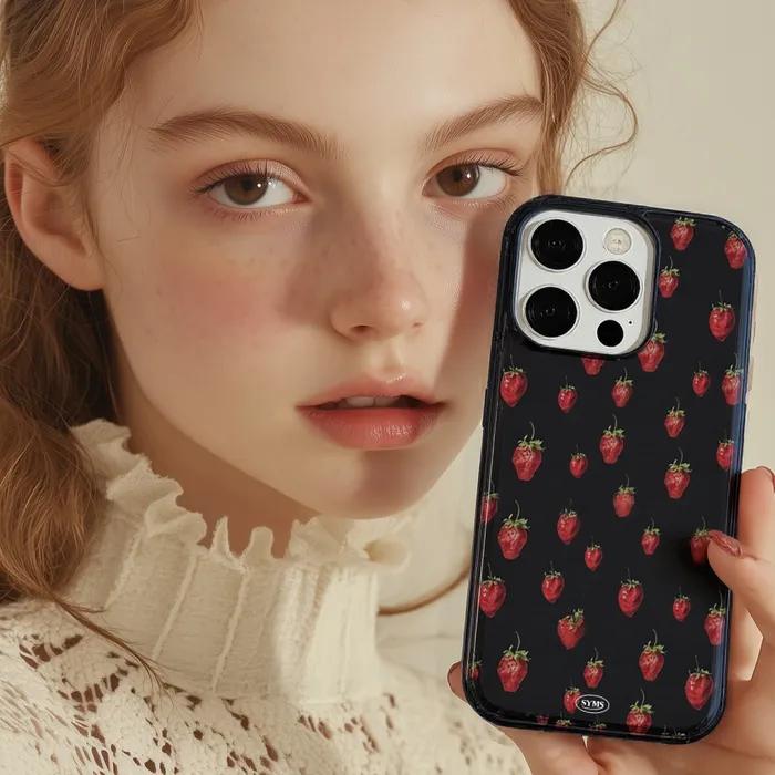[+맥세이프] berry berry strawberry 에폭시범퍼케이스