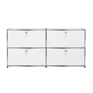 할러 사이드보드 / 152.3cm x 37.3cm x 74cm / 4칸 모두 닫힘, USM HALLER