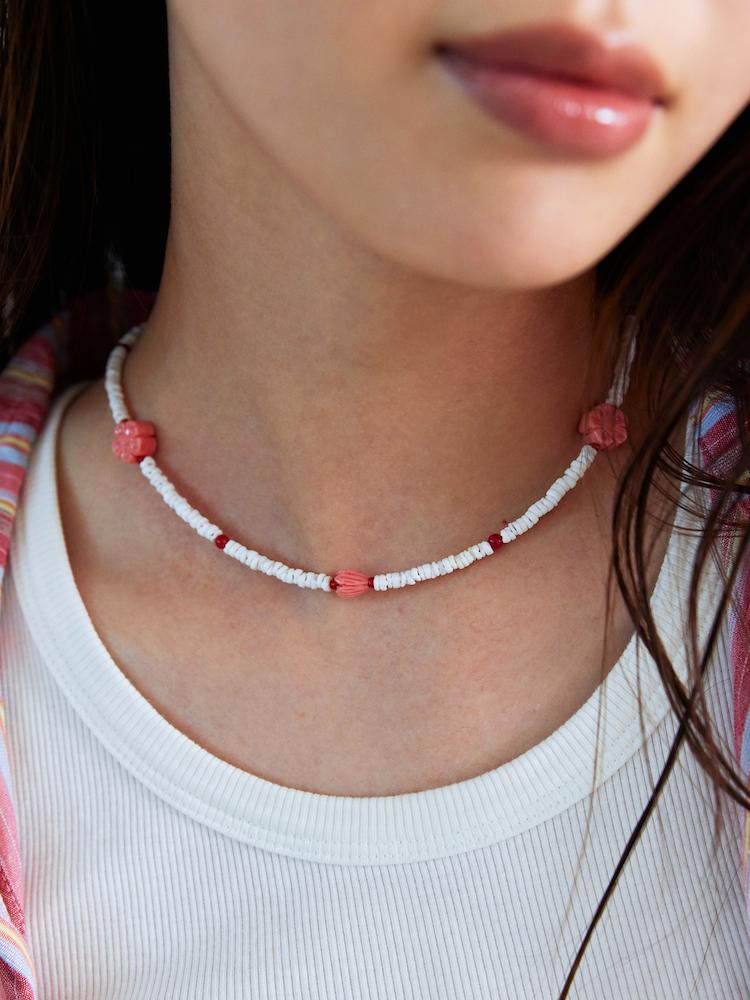 PINK CORAL NECKLACE