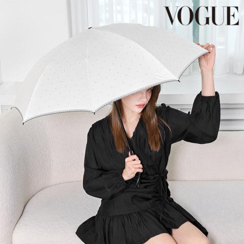 도트 오간지 암막코팅 날씬양산 MPVGP50005