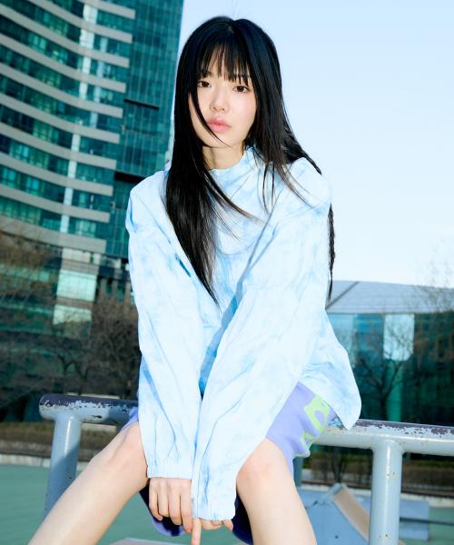 DYED WASHING WIND BREAKER [SKY BLUE]