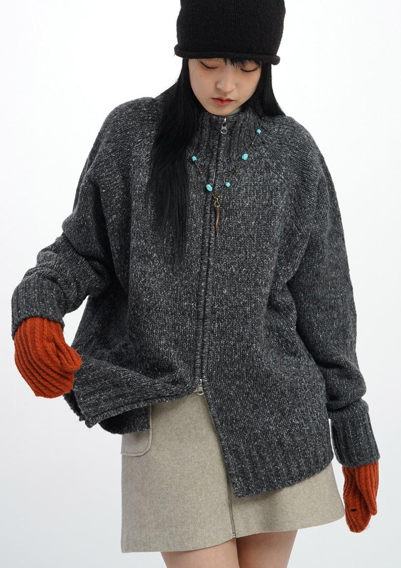 보이핏 투웨이 니트 집업