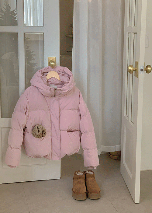 (오리털100) 클라우드 덕다운 후드 패딩점퍼 3color